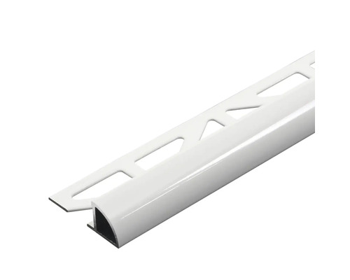 Viertelkreis-Abschlussprofil Durondell Aluminium Länge 250 cm Höhe 12,5 mm weiß Viertelkreis-Abschlussprofil Durondell Aluminium Länge 250 cm Höhe 12,5 mm weiß