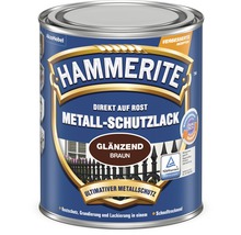 Laque de protection pour métaux HAMMERITE brun brillant 2.5 L