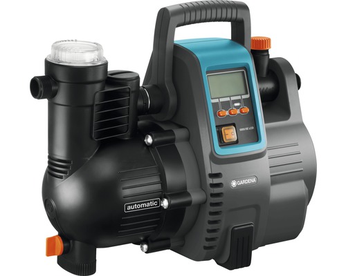 Gardena Hauswasserautomat mit LCD-Display für die Gartenbewässerung