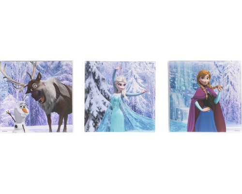 Drei Frozen Motive als Wandschmuck