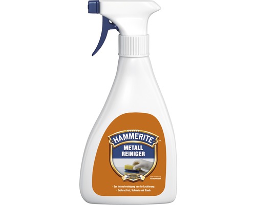 Nettoyant pour surfaces métalliques HAMMERITE 500 ml Nettoyant métaux Hammerite dans un flacon pulvérisateur