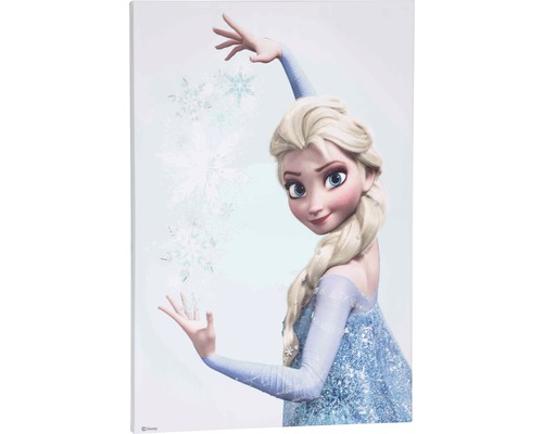 Tableau sur toile Disney Frozen La Reine des neiges Elsa 50x70 cm