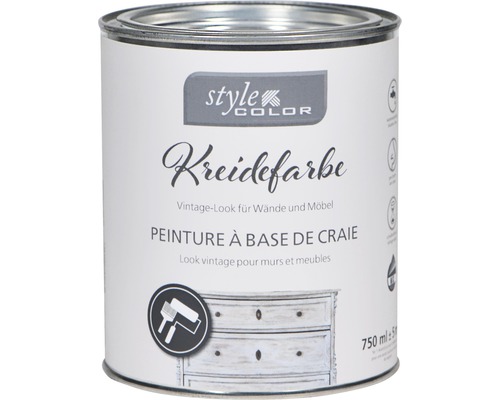 Dose Kreidefarbe für Vintage-Look von Style Color, 750 ml