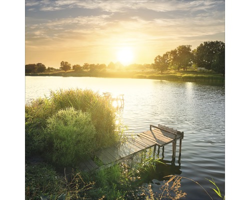 Glasbild Lonely Lake I 50x50 cm GLA1878