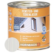 Lasure pour portes et fenêtres HORNBACH blanc 375 ml