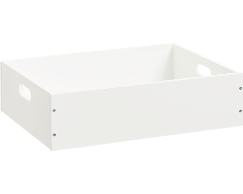 Boîte de rangement en bois avec poignées