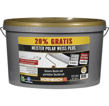 HORNBACH Wandfarbe Meister Polarweiß Plus konservierungsmittelfrei 12 l (20 % Gratis!)-thumb-0