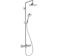 Duschsäule inkl. Thermostat hansgrohe Croma Select S Showerpipe 180 2jet chrom/weiß 27253400-thumb-0