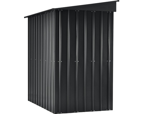 Abri de jardin en métal pour ranger les outils de jardin et les outils.