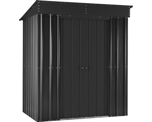 Abri de jardin en métal avec double porte