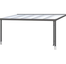 Terrassenüberdachung mit Aluminiumrahmen und Dachelementen
