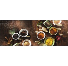 Glasbild Various Spicery 50x125 cm GLA409