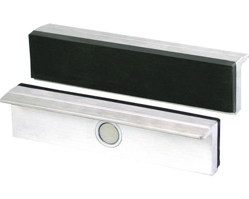 Mâchoire de protection magnétique type caoutchouc, taille 100 mm Deux butées de porte en métal avec aimant