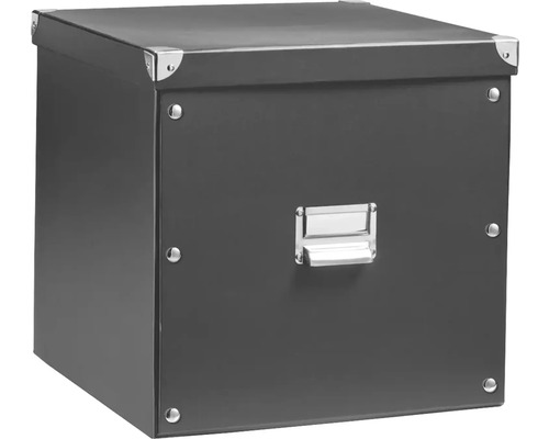 Aufbewahrungsbox aus Metall mit Deckel und Griff