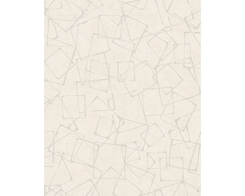 Papier peint intissé 82015 Daphne graphique beige Papier peint avec motif géométrique abstrait de carrés