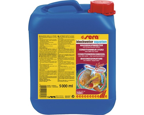 Wasseraufbereiter sera blackwater aquatan 5.000 ml, für Schwarzwassereffekt, für bis zu 25.000 L