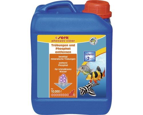 Schadstoffentferner sera phosvec-clear 2500 ml