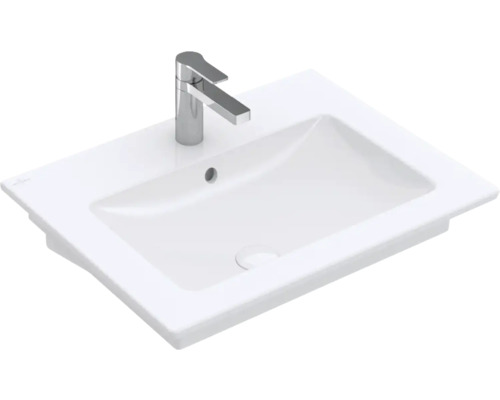 Lavabo pour meuble Villeroy & Boch Venticello 60 cm blanc 4124G601 dessous poncé