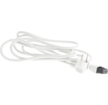 Weißes Netzkabel mit Stecker