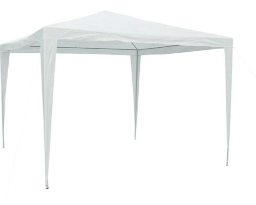 Weißes Partyzelt mit Stahlgestell