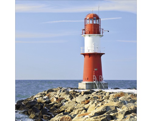Glasbild Lighthouse I 20x20 cm GLA692-0