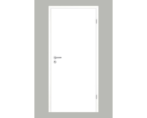 Porte intérieure Pertura Yori CPL Design blanc (semblable à RAL 9003) 61,0x198,5 cm droite Porte intérieure blanche avec poignée de porte