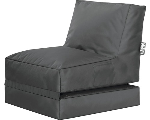 Sitzsessel Sitting Point Twist Scuba anthrazit 90x70x80 cm (ausgeklappt 180x70x60 cm)