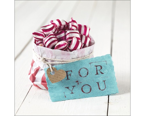 Glasbild Candies For You III 30x30 cm GLA781