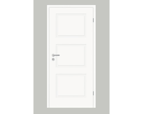 Porte intérieure Pertura Mila 02 laque blanche (RAL 9010) 61,0x198,5 cm à droite