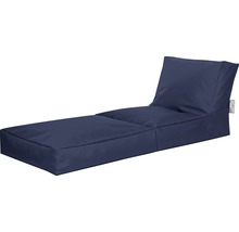 Fauteuil Sitting Point Twist Scuba bleu jeans 90x70x80 cm (déplié 180x70x60 cm)