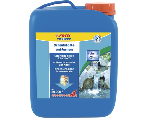 Schadstoffentferner sera pond toxivec 2500 ml