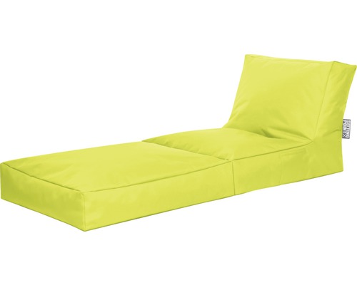 Gelbe Sitzsackliege für den Innenbereich