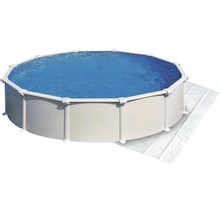 Intissé de protection du sol pour piscine Planet Pool rectangulaire toute l'année été/hiver 500x500 cm blanc-thumb-1