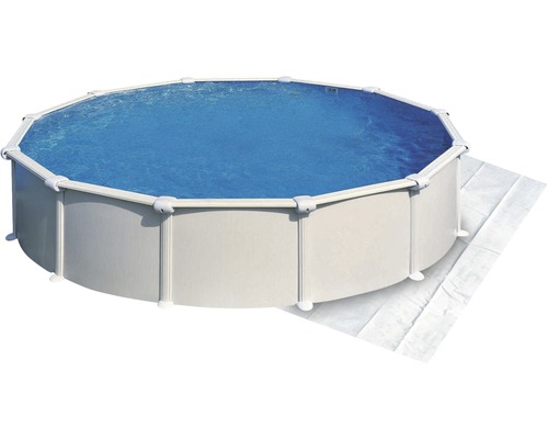 Piscine hors sol avec bâche de piscine