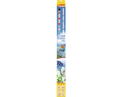 Éclairage d'aquarium sera LED marine blue sunrise 14 W 660 mm Emballage du tube Sera LED X-Change