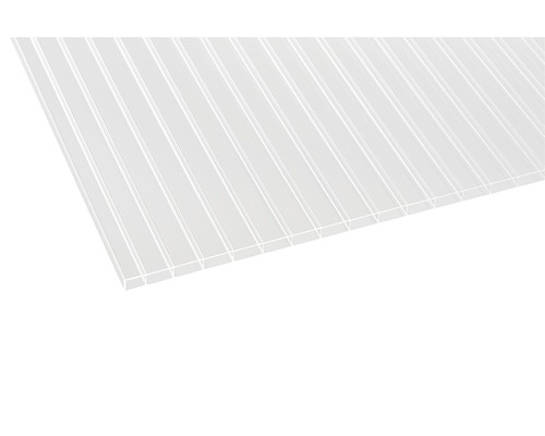 Panneau alvéolé/Entretoise Gutta en polycarbonate transparent 3,35-6 3000 x  1050 x 6 mm - HORNBACH