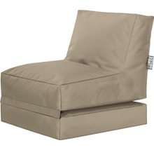 Pouf Sitting Point fauteuil Twist Scuba kaki 90x70x80 cm (déplié 180x70x60 cm)-thumb-0