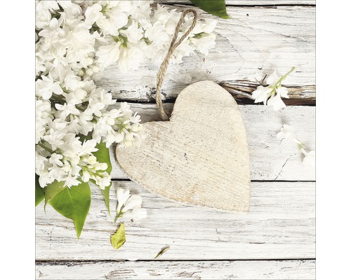 Tableau en verre White Spring II 30x30 cm