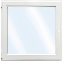 Kunststofffenster 1-flg. ARON Basic weiß/golden oak 1000x1000 mm DIN Links-thumb-2