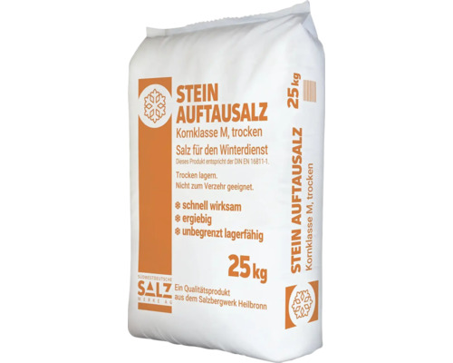 Sel de déneigement STEINAUFTAUSALZ 25 kg - HORNBACH Luxembourg