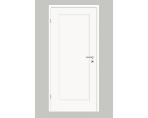 Porte intérieure Pertura Mila 01 laque blanche (semblable à RAL 9010) 86,0x198,5 cm tirant gauche