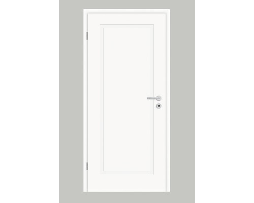 Porte intérieure Pertura Mila 01 laque blanche (similaire RAL 9010) 73,5x198,5 cm gauche