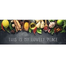 Arrangement de diverses épices et ingrédients avec l''inscription This is my lovely place