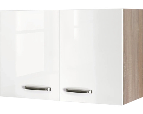 Hängeschrank Flex Well Valero Breite 80 cm weiß hochglanz