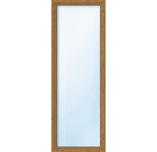 Fenêtre en PVC ARON Basic blanc/golden oak 600x1300 mm tirant gauche-thumb-0
