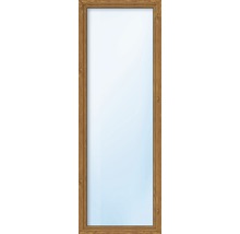 Fenêtre en PVC ARON Basic blanc/golden oak 500x1400 mm tirant droit-thumb-0
