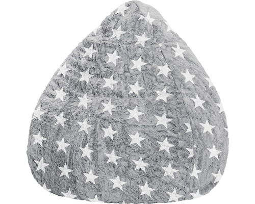 Sitzkissen Sitting Point Sitzsack Beanbag Fluffy Stars L grau 70x90 cm -  HORNBACH Luxemburg