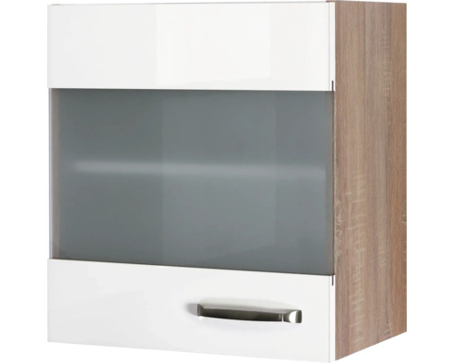 Glas-Hängeschrank Flex Well Valero Breite 50 cm weiß hochglanz