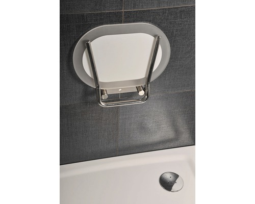 Klappbarer Duschsitz zur Wandmontage im Badezimmer