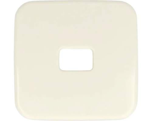 Bascule d'interrupteur ouvert pour symbole Busch-Jaeger 2520-212 Duro 2000 SI blanc Cache en plastique de forme carrée avec évidement